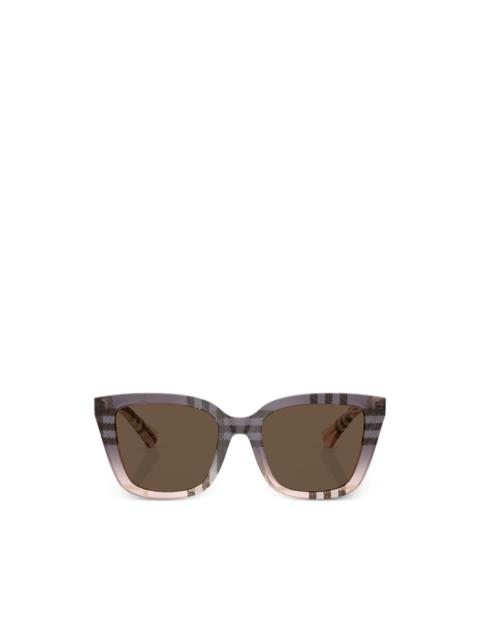 Burberry square-frame checked sunglasses