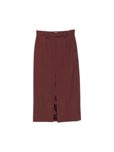 Brunello Cucinelli Wool midi skirt Brunello Cucinelli