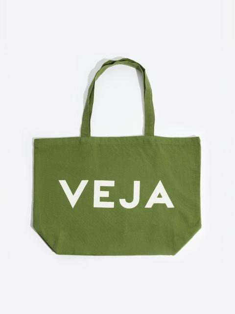 VEJA TOTE BAG COTTON PESTO