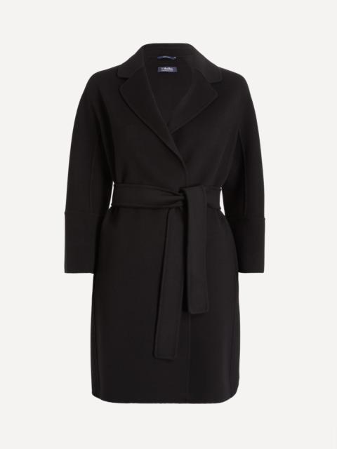 'S Max Mara Arona Short Double-Faced Wool Coat