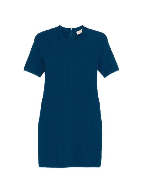 MICHAEL KORS MK2000 logo-embossed mini dress