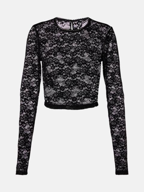 BANANHOT Rona cropped lace top