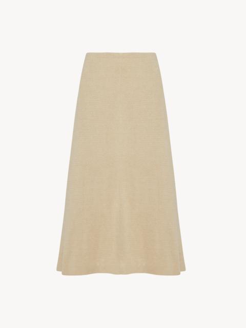 The Row Faithe Skirt in Linen