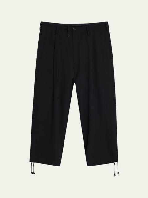 Yohji Yamamoto Men's Pleated Gabardine Pants