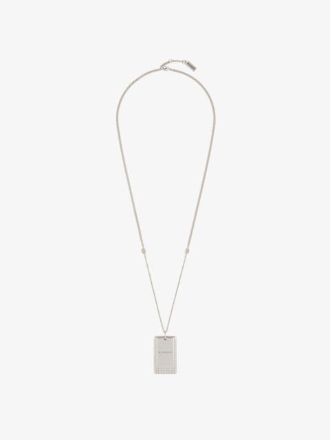 Givenchy GIVENCHY 4G ENGRAVED PENDANT NECKLACE