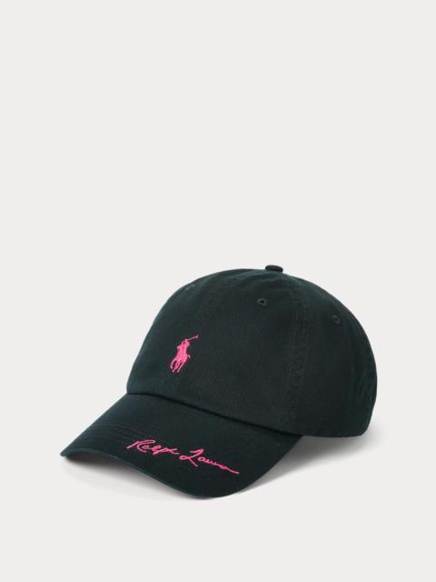 Polo Ralph Lauren Pink Pony Twill Ball Cap