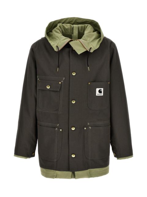 Sacai x Carhartt WIP reversible jacket