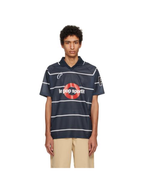 Pop Trading Company Navy 'Sportif'  Polo