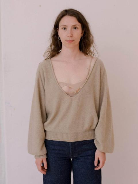 BASERANGE Soar V Neck - Recycled Cashmere