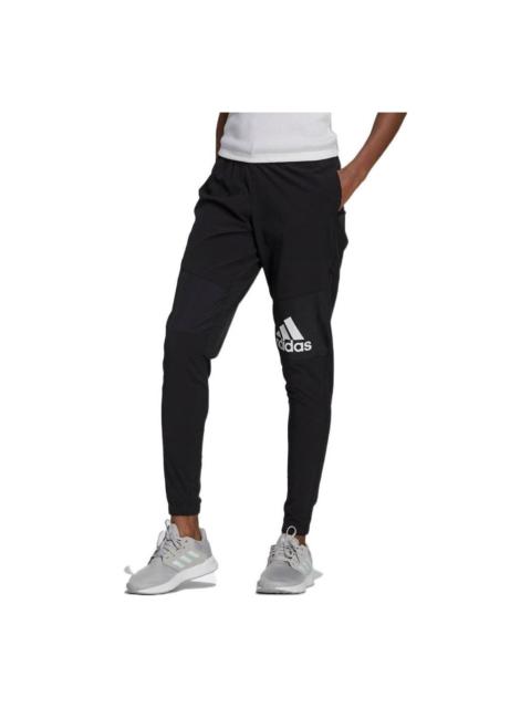 adidas (WMNS) adidas AEROREADY Lightweight Stretchy Woven Sport Pants Asia Sizing 'Black White' GL3927