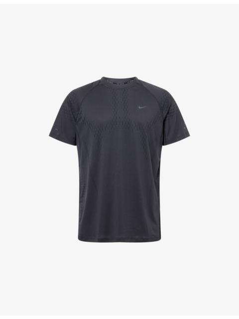Nike Dri-Fit ADV Crew-Neck Stretch-Woven T-Shirt