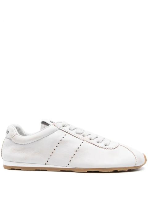 Miu Miu PLUME SNEAKERS IN SUEDE