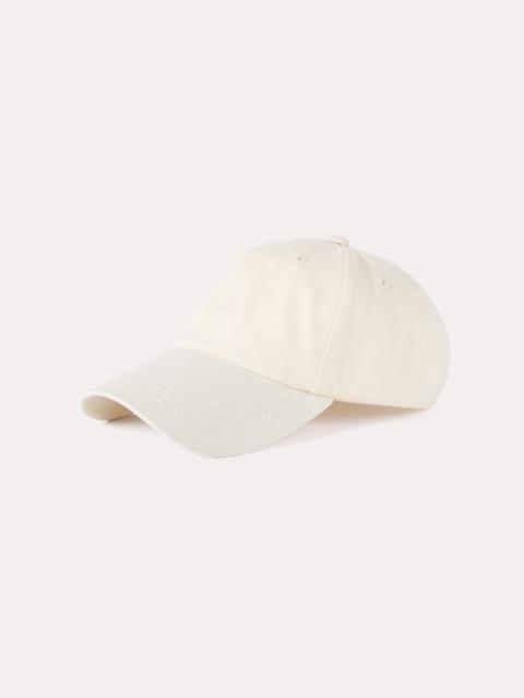 Embroidered soft cap vanilla