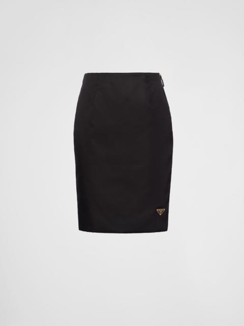 Re-Nylon pencil skirt