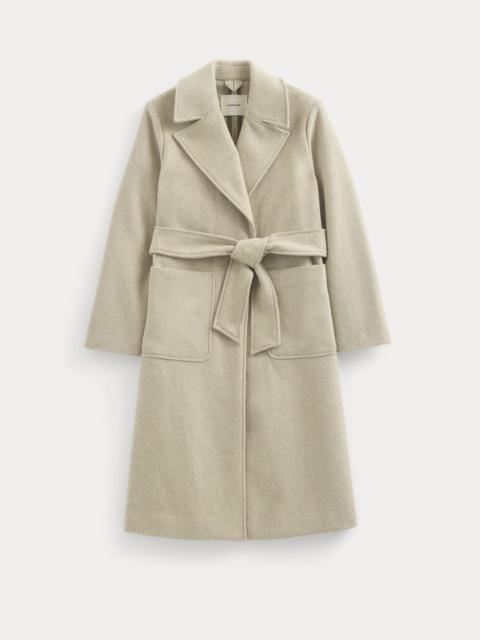EVERLANE REWOOL BELTED BLANKET COAT