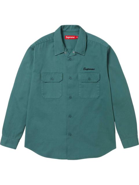 Supreme Supreme Our Lady Work Shirt 'Teal' SUP-SS24-181
