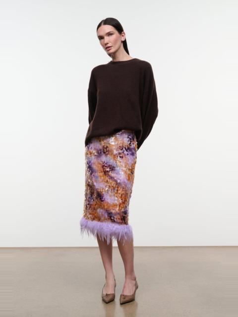 STAUD STAUD FEN SKIRT AFTERGLOW