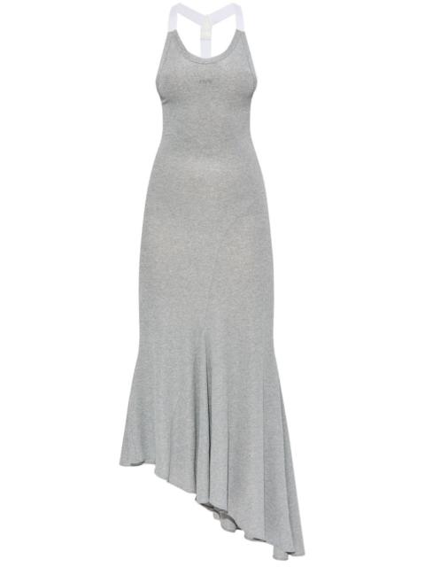 Off-White ribbed-knit midi dress