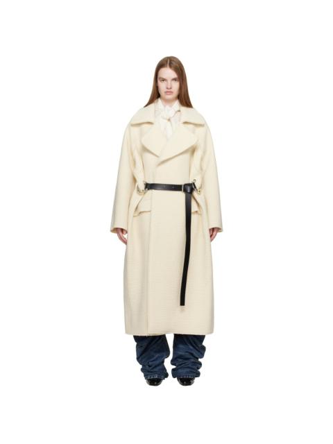 Jean Paul Gaultier Off-White 'The Long Gaultier' Coat