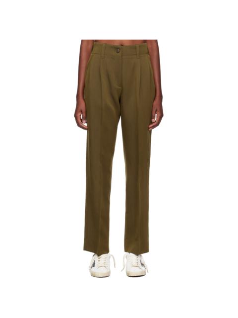 Golden Goose Green Tapered Trousers