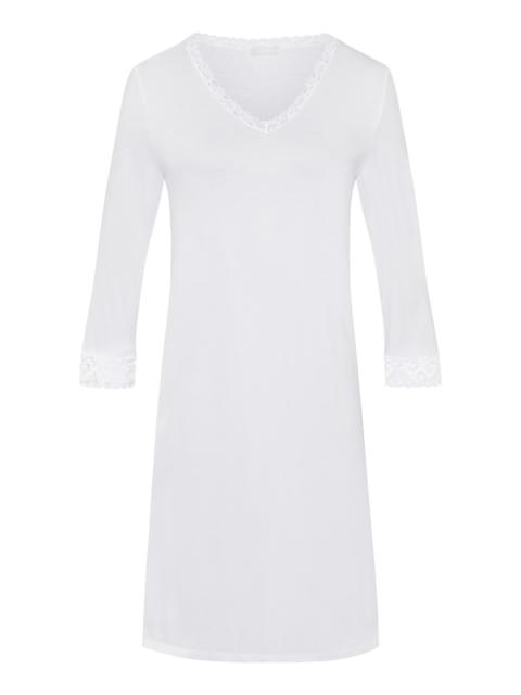 HANRO Moments Lace Trim Cotton Nightgown