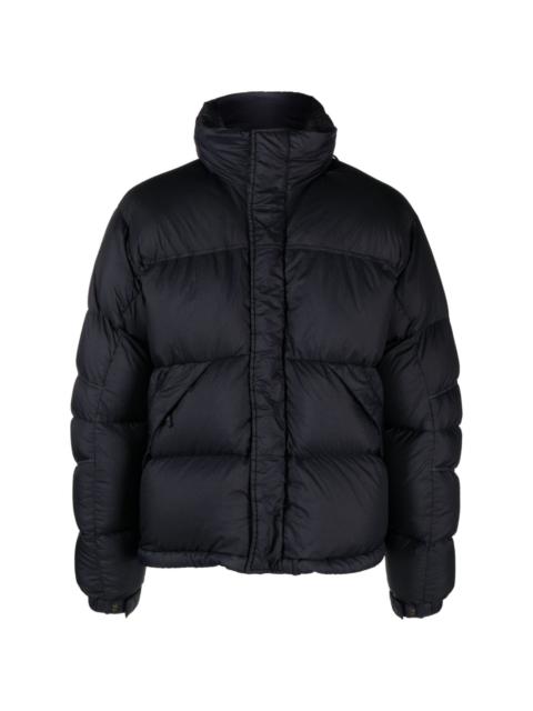 Ten C zip-up hooded down jacket