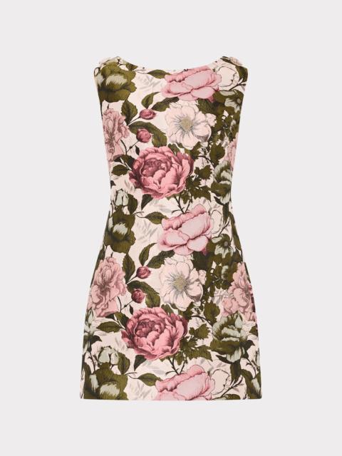 MILLY Lane Floral Jacquard Mini Dress