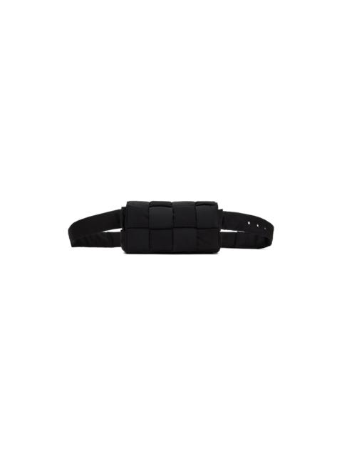 Bottega Veneta Black Cassette Tech Belt Bag