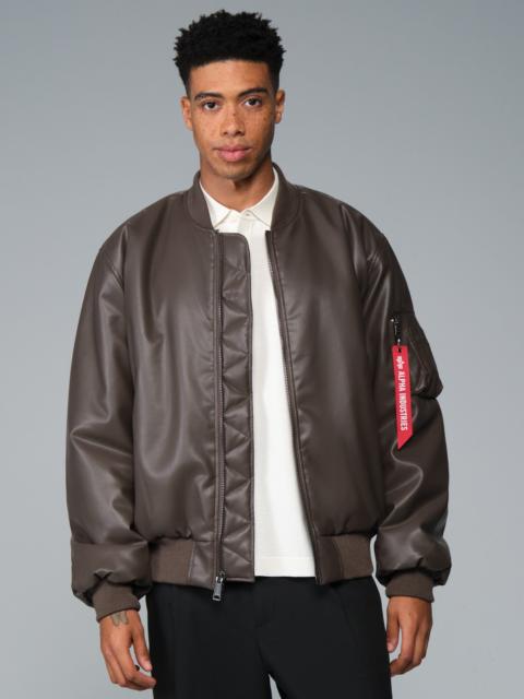 Nike MA-1 FAUX LEATHER BOMBER JACKET