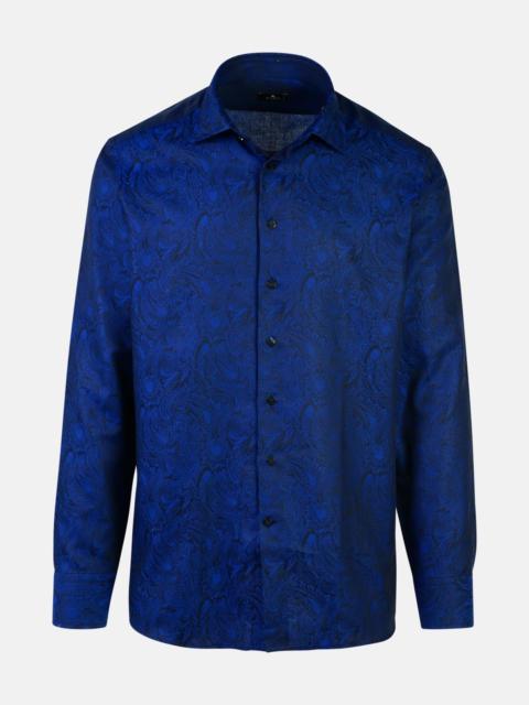 'ROMA' BLUE COTTON SHIRT