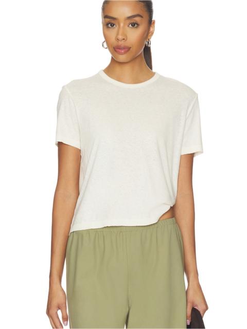 LA LIGNE Solid Short Sleeve Ronnie Tee