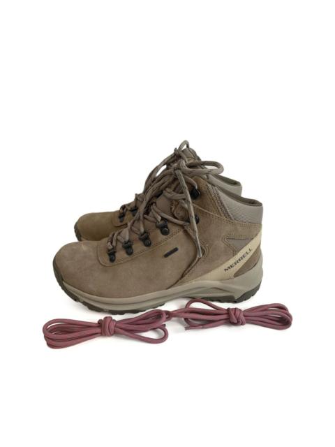 MERRELL lace-up suede trainers