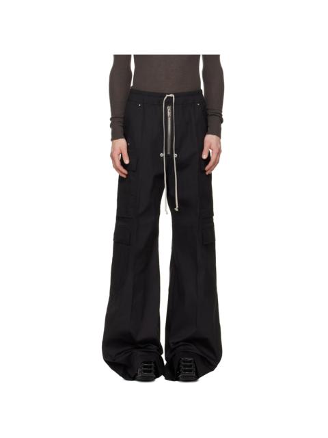 Rick Owens Black Tower Cargobelas Cargo Pants