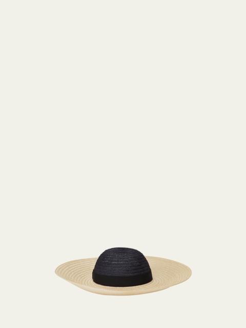 Loro Piana Elizabeth Braided Hemp Sun Hat