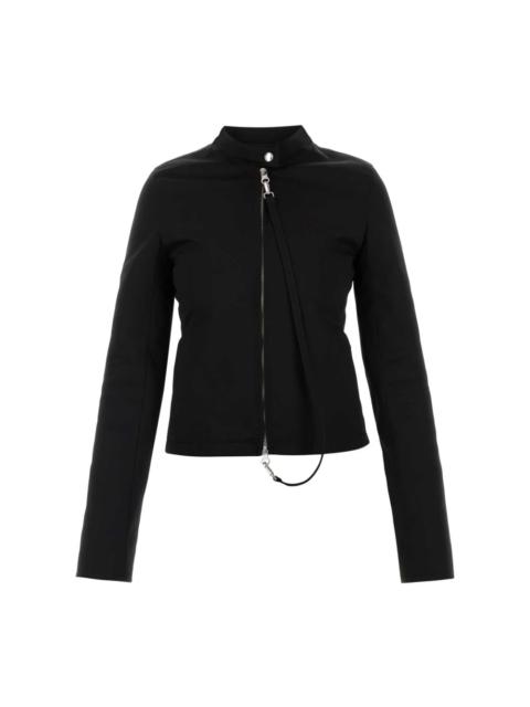 BLACK CANVAS JACKET FOR MEN