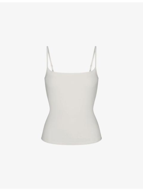 SKIMS Scoop-Neck Ribbed Cotton-Jersey Camisole Top