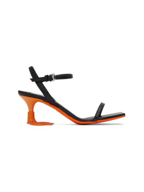 Moschino Black Duck Heeled Sandals