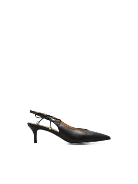 FURLA Poppy bow-detail slingback pumps