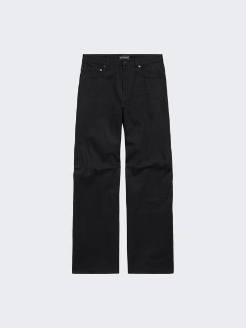 BALENCIAGA Curved Knee Pants Black