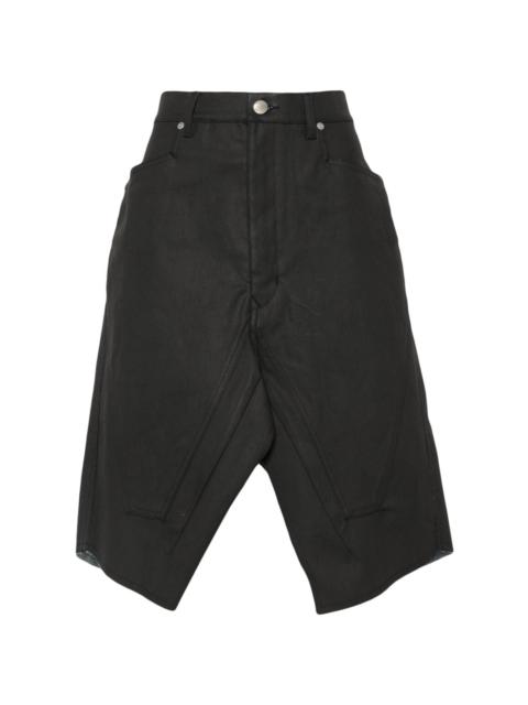 Rick Owens slivered midi skirt