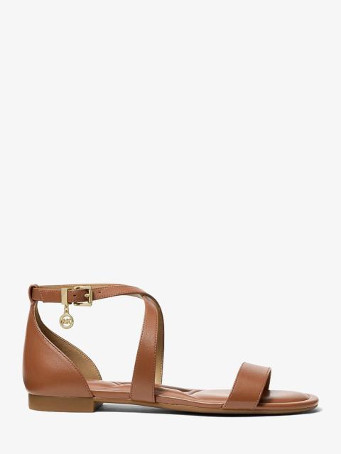 MICHAEL KORS Alexa Flex Leather Sandal