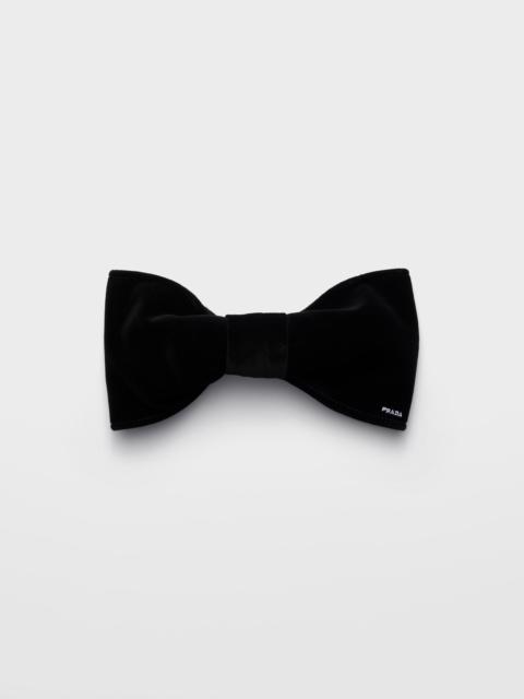 Prada Velvet hair clip