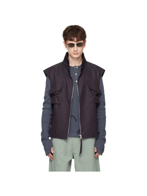 FFFPOSTALSERVICE Purple Darted Kalf Vest