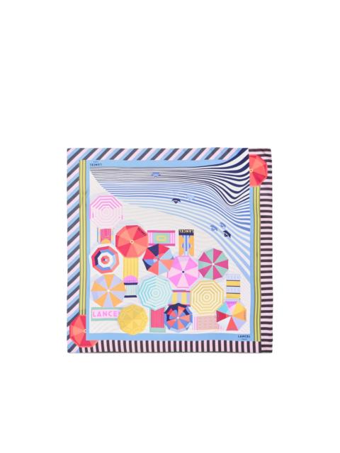 LANCEL silk square scarf