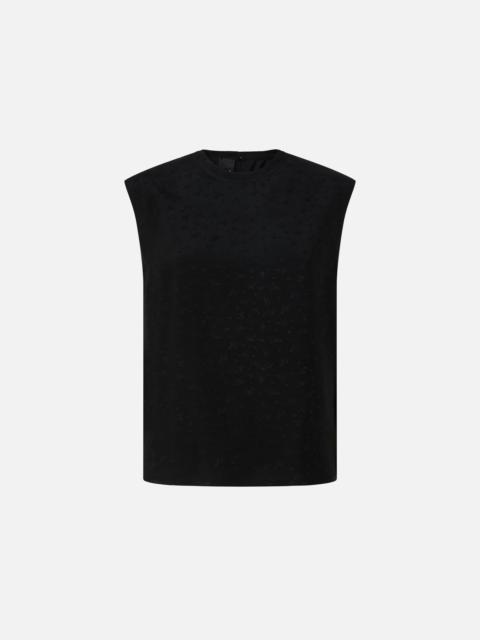PINKO VISCOSE JACQUARD TOP