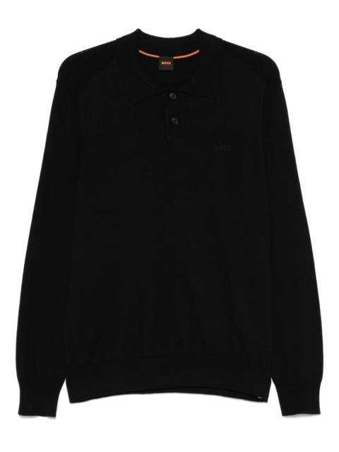BOSS cotton-blend polo shirt