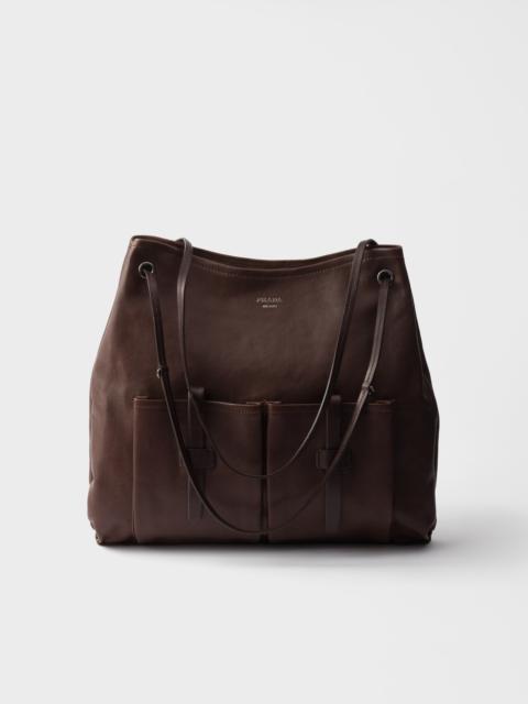 Prada Prada Route large leather bag