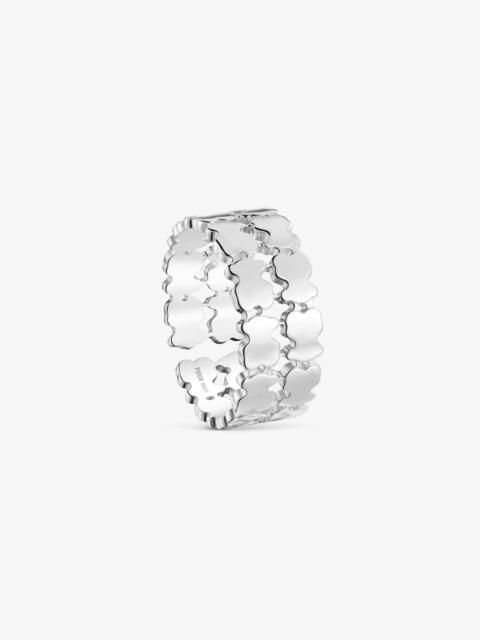 TOUS Silver double open Ring TOUS Sweet 40s