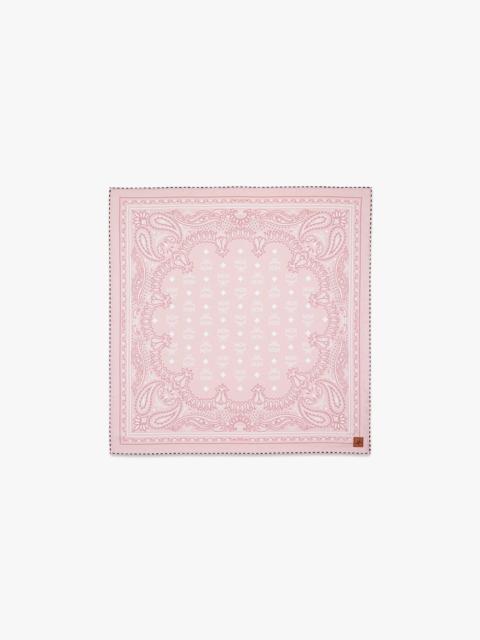 MCM Paisley Cotton-Silk Scarf