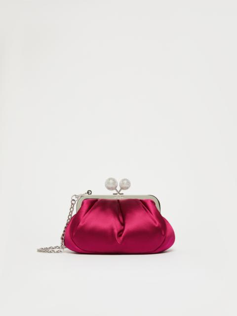 WEEKEND Max Mara EMMY Small satin Pasticcino Bag with rhinestones